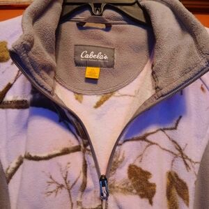 Cabela's Woodland Pattern Fleece Jacket